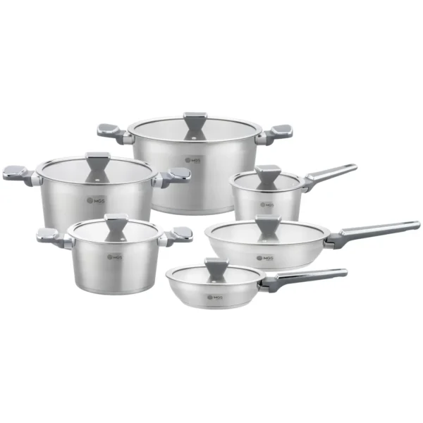 سرویس قابلمه استیل 12 پارچه ام جی اس مدل CWS5110