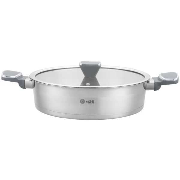 تابه استیل دو دسته ام جی اس سایز 28 مدل PS5131