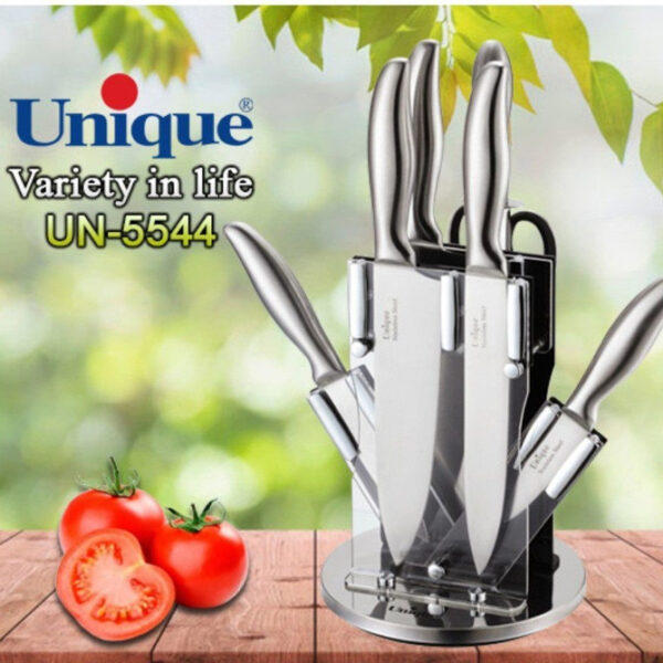 سرویس کارد و ساطور ۸پارچه یونیک UN-5544