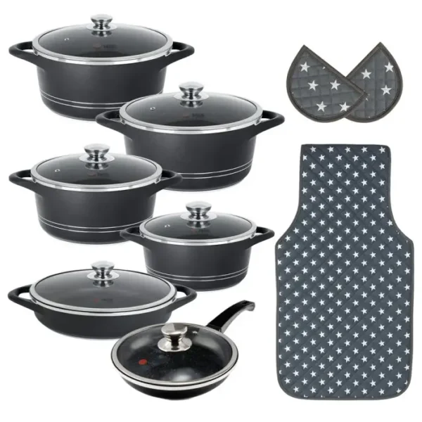 سرویس قابلمه 15 پارچه ام جی اس طرح ایتالیا B