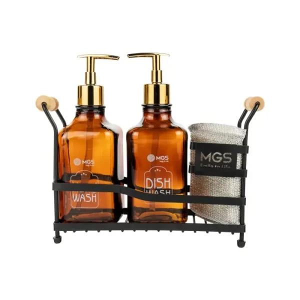 جا مایع شیشه‌‌ای استند دار دوقلو ام جی اس مدل LC2010