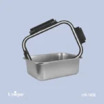 ست ۳ تکه فریزری استیل درب شیشه ای یونیک مدل UN-1409 - Image 4