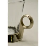ست چای خوری نگین دار نقره ای یونیک کد UN-3997 - Image 2