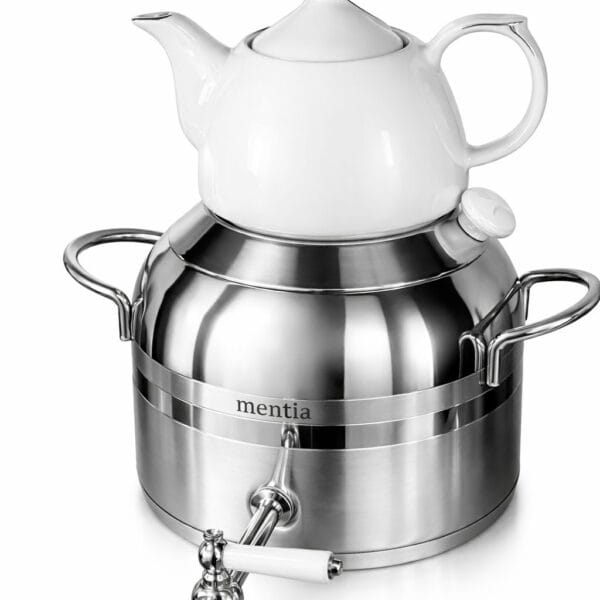 کتری قوری استیل منتیا مدل چشمه کد 1604
